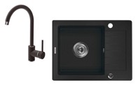DEANTE Set ZQZA 211A, sudoper i armatura