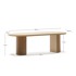 KAVE HOME Blagovaonski stol u dekoru hrasta 100x240 cm Nealy 