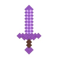 Minecraft igračka mač, ljubičasta