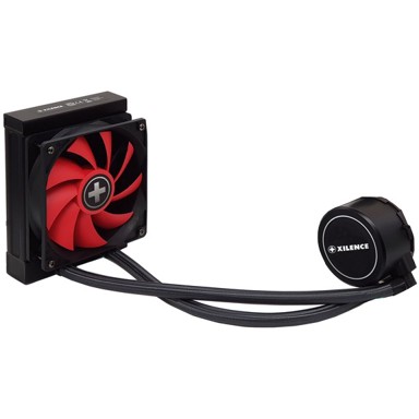XILENCE Vodeno hlađenje LQ120, 1x120 mm, Intel i AMD, crveno/crno