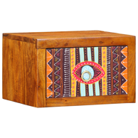 Noćni ormarići s ladicama 35 x 30 x 22 cm, smeđe boje