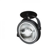 RENDL Poluugradna lampa, Kelly LED DIMM, 230V, LED, 12W, 24°, 3000K, crna