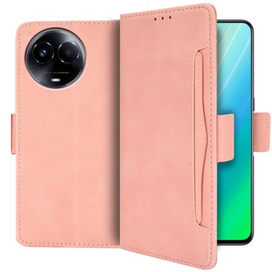 Preklopna futrola za Realme 11 5G, utor za karticu, ružičasta