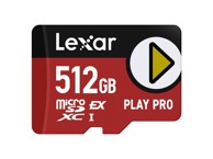 LEXAR Memorijska kartica PLAY PRO MicroSDXC Express 7.1, 512 GB, 900 MB/s, V30 (LMSXPS0512G-BNNNG)