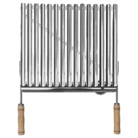 Inox rešetka s ručkama, 46X40 cm