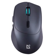 DEFENDER Miš Effect X MS-095, bežični, 1600 DPI, 5 tipki, ergonomski, crni