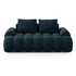 COSMOPOLITAN DESIGN Petrolej zelena baršunasti sofa 175 cm Linz, 175x100x84 cm