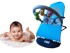 TAVALAX Ergonomska ležaljka ljuljačka s igračkom, plava