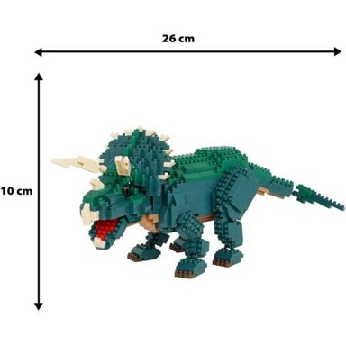 NANOBLOCK Set za slaganje Dinosaur Triceraptors
