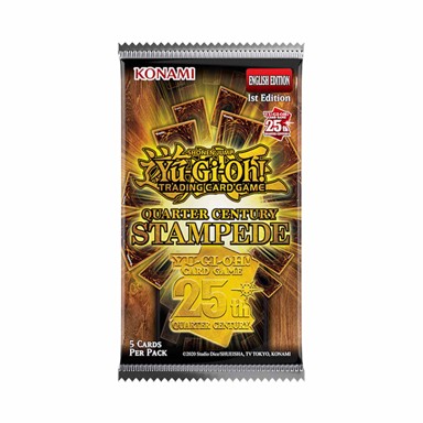 Yugioh TCG karte Quarter Century Stampede Booster
