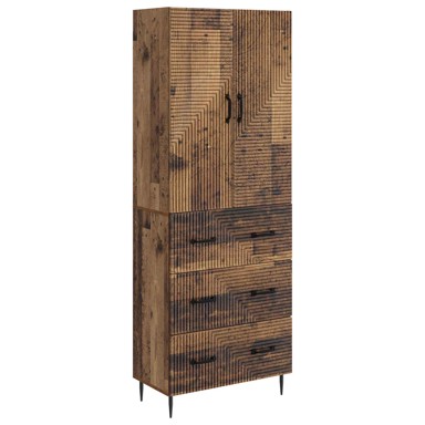 Set ormara 2 kom 66 x 34,5 x 90 cm, staro drvo, konstruirano drvo