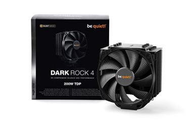 BE QUIET Hladnjak za računalo Dark Rock 4, za Intel i AMD, crni