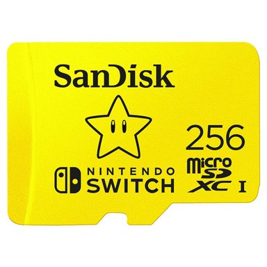 SANDISK MicroSDXC kartica za Nintendo Switch 256GB, up to 100MB/s Read, 60MB/s Write, U3, C10, A1, UHS-1