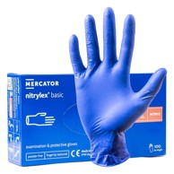 MERCATOR Nitrilne rukavice, plave