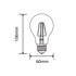 LED žarulja E27, A60, 6.5W, Filament, neutralno bijela