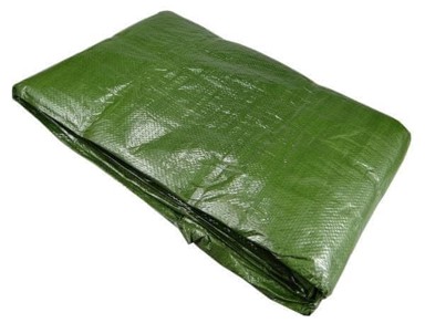 Ojačana cerada 4 x 5 m 90 g/m², zelena