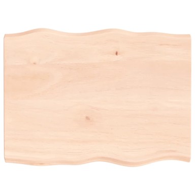 Ploča za radni stol 80 × 60 × 4 cm, hrast, netretirana