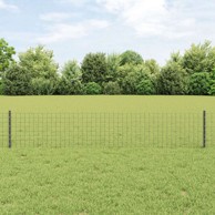 Euro ograda s 11 U postovima 0. 4x25 m, čelična, siva
