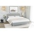 ROPEZ Tapecirani krevet Barker 90x200 cm s podnicom, svijetlo sivi