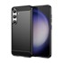 HURTEL Carbon maskica za Samsung Galaxy S24+, crna