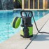 HOMESTAR Potopna pumpa za vodu s plovnim prekidačem 400 W 9000 l/h 16x14x27 cm, zelena
