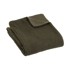  CASA SELECCIÓN Zelena deka od sherpa flisa, 130x160 cm, Sherpa Bouclé