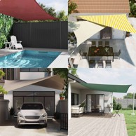 Jedro za zaštitu od sunca 4 x 4 x 4 m, žuta/bijela