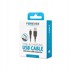 FOREVER USB-A – microUSB kabel, 1 m, 1 A, crni