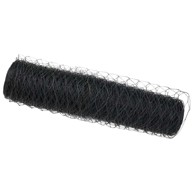 Heksagonalna ograda 0. 5x10 m čelik, siva