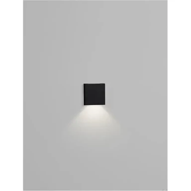 IKO Vanjska LED zidna svjetiljka NL9019220, 1 W, 40 lm, IP67, 3000 K, crna