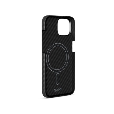 EPICO Karbonska maskica za Apple iPhone 16 Pro, magnetna, crna