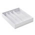 YAMAZAKI Bijeli plastični organizator za ladicu 47, 5 x 35 cm