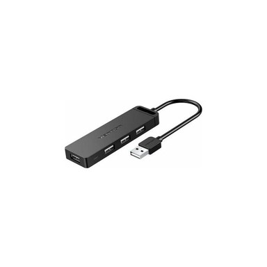 VENTION USB 2.0 Hub 4-Port 0.15M, crni