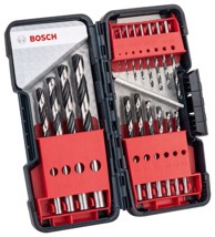 BOSCH Set spiralnih svrdla, 1-10 mm PROFESSIONAL HSS PointTeQ Toughbox 18-dijelni