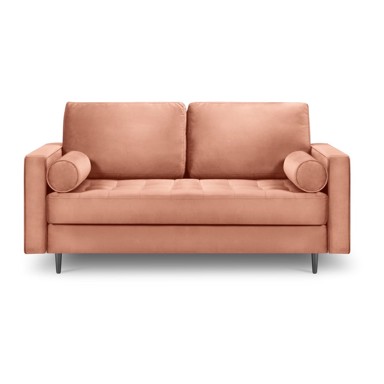 MILO CASA Roza baršunasta sofa Santo, 174 cm, 174x90x90 cm