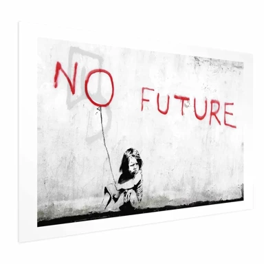 Plakat No Future, 90x60 cm, bez okvira s margom