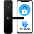 TTLOCK Elektronička brava s ručicom A260 50/72, crna