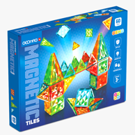 GEOMAG Magnetske pločice Tiles Gems, 60 komada