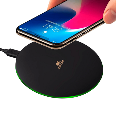 RIVACASE Bežična punionica VA4908, QC Fast Charge, 15 W, Samsung Galaxy S23 / iPhone 15