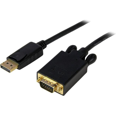 STARTECH.COM DisplayPort na VGA kabel DP2VGAMM6B, 1,8 m, crni