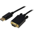 STARTECH.COM DisplayPort na VGA kabel DP2VGAMM6B, 1,8 m, crni