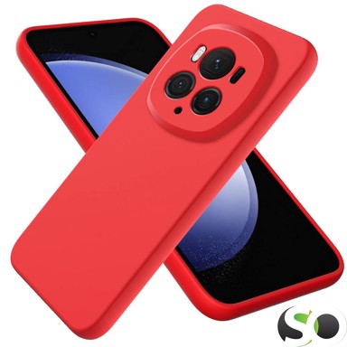 HQ Premium Quality Protuklizna silikonska maskica za Honor Magic6 Pro Mat Crvena