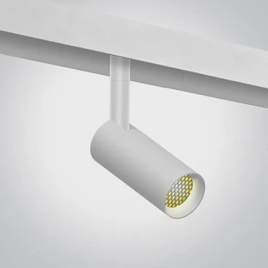 Bijeli reflektor za magnetsku šinu 7 W, CCT, 48 V, IP20, mini/midi/maxi/P&P, honeycomb DM42138/W/V