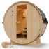 HOMESTAR Bačvasta sauna Spitzbergen s grijačem, 120 cm, 36 kW, za 2 osobe