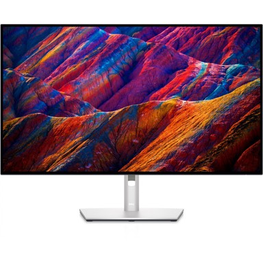 DELL Monitor ULTRASHARP U3223QE 31,5'' (3840x2160) 16:9 5ms IPS HDMI DISPLAYPORT USB-C HUB VESA PIVOT 4K SILVER/BLACK
