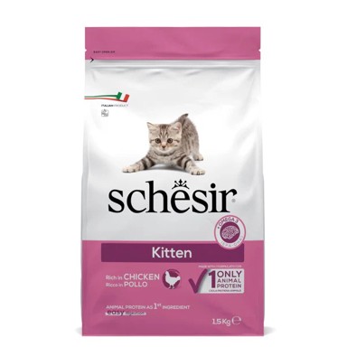 SCHESIR Hrana za mačke Cat Original Kitten, piletina, 1.5 kg