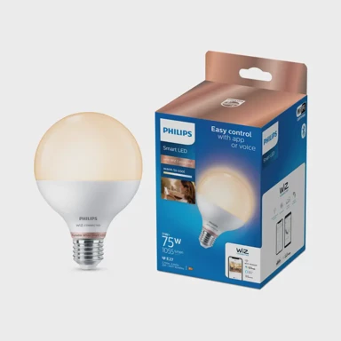 PHILIPS Smart žarulja Wiz, G95, E27, 75 W ekv., TW
