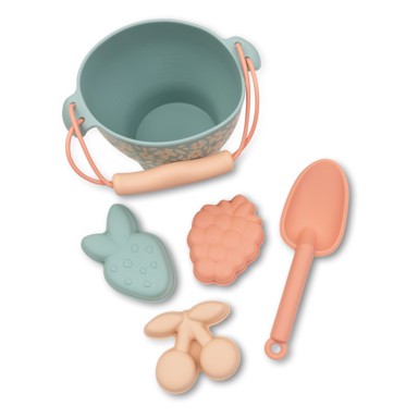 SWIM ESSENTIALS set silikonskih modlica + kantica Green Flowers
