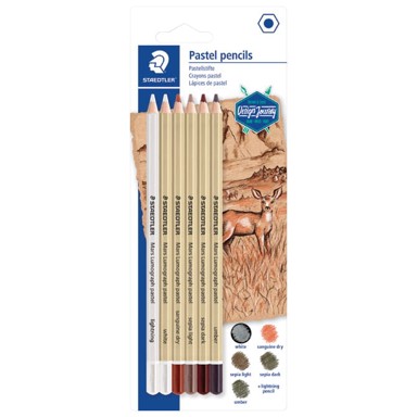 STAEDTLER Mars Lumograph pastel olovke 6 kom 100P-SBK6