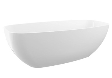 POLYSAN Kada IPANEMA, samostojeća, lijevani mramor, 168x72x49 cm, bijela